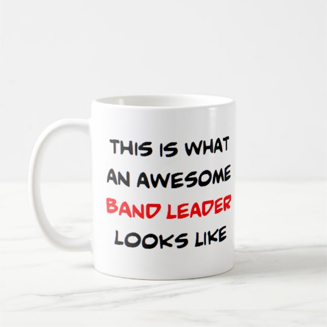 Taza De Café líder de banda, impresionante (Izquierda)