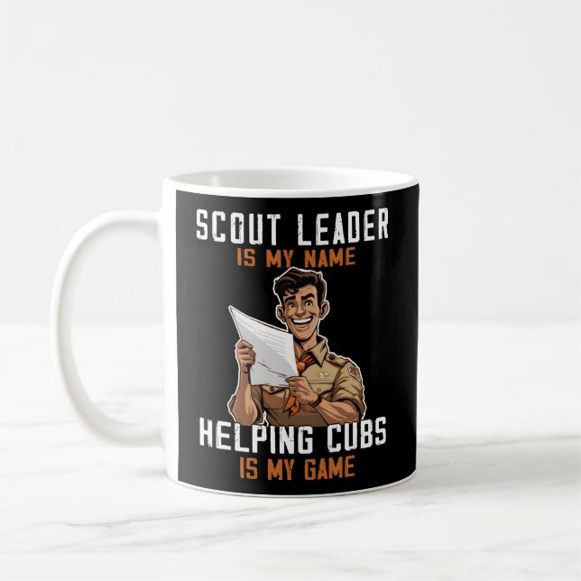 Taza De Café Líder de Scout de Camg Scoutmaster (Izquierda)