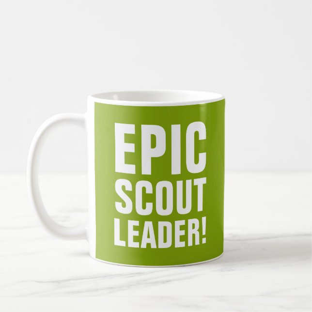 Taza De Café Líder De Scout Épico (Izquierda)