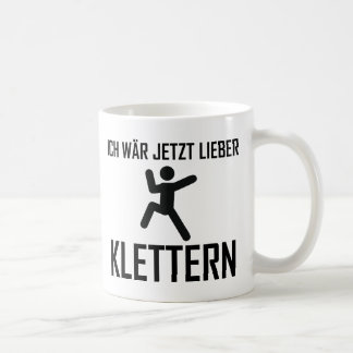 Taza De Café lieber del jetzt del wär del ich klettern