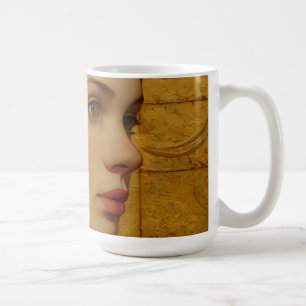 Taza De Café Lienzo de imitación sin bordes