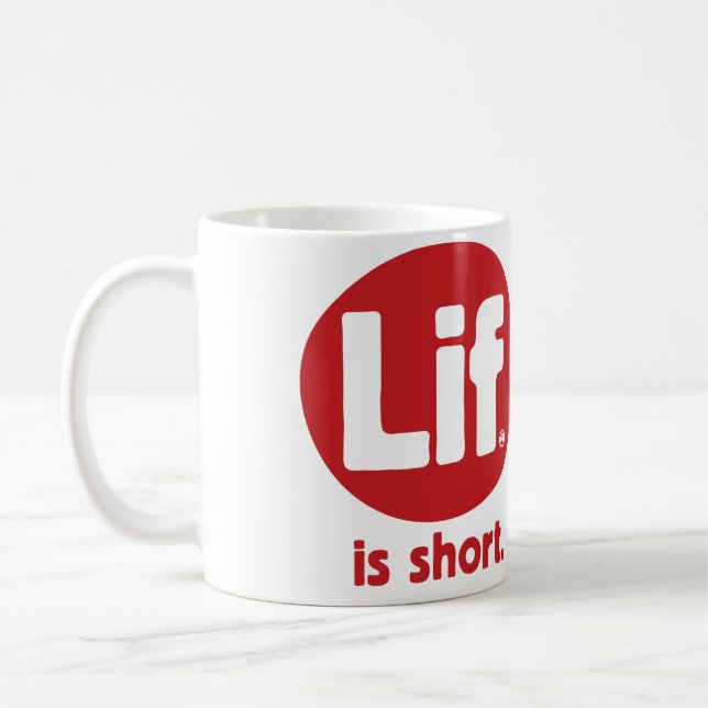 Taza De Café Lif. Es corto. Rústica. (Izquierda)
