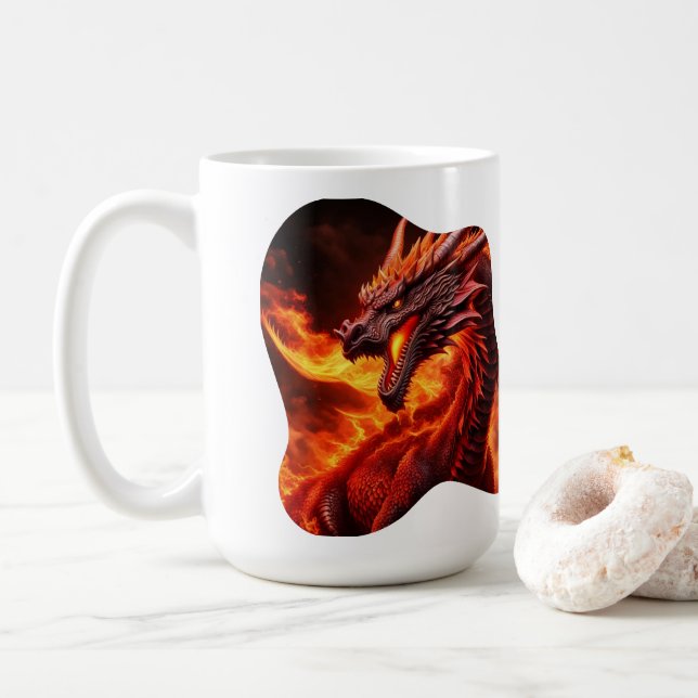 Taza De Café Life Happens, Coffee Helps Mug (Con donut)