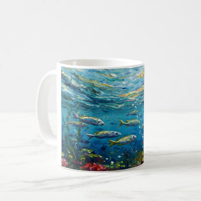 Taza De Café Life Under The Sea (Anverso izquierdo)