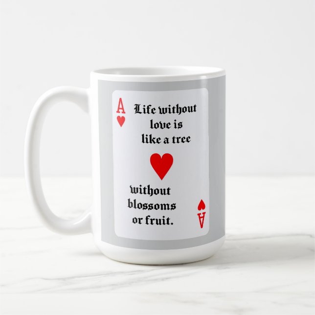 Taza De Café Life without love (Izquierda)