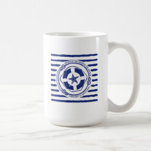 Taza De Café Lifebuoy y estrellas de mar
