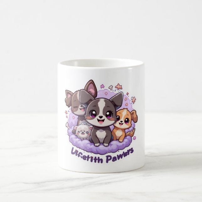 Taza De Café Lifetith Pawers Mug-Cute Personalizado Coffee Cup (Centro)