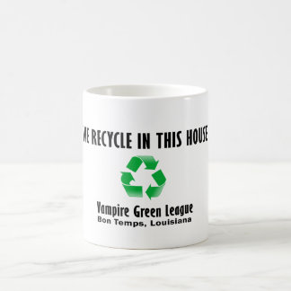 Taza De Café Liga verde del vampiro