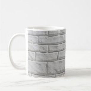 Taza De Café Light gray or white brick wall surface texture bac