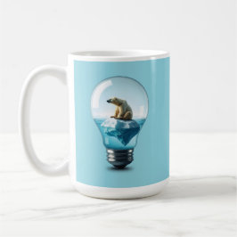 Taza De Café Lightbulb Iceberg - Polar Bear in a Lightbulb