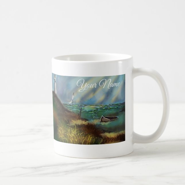 Taza De Café Lighthouse Coffee Mug (Derecha)