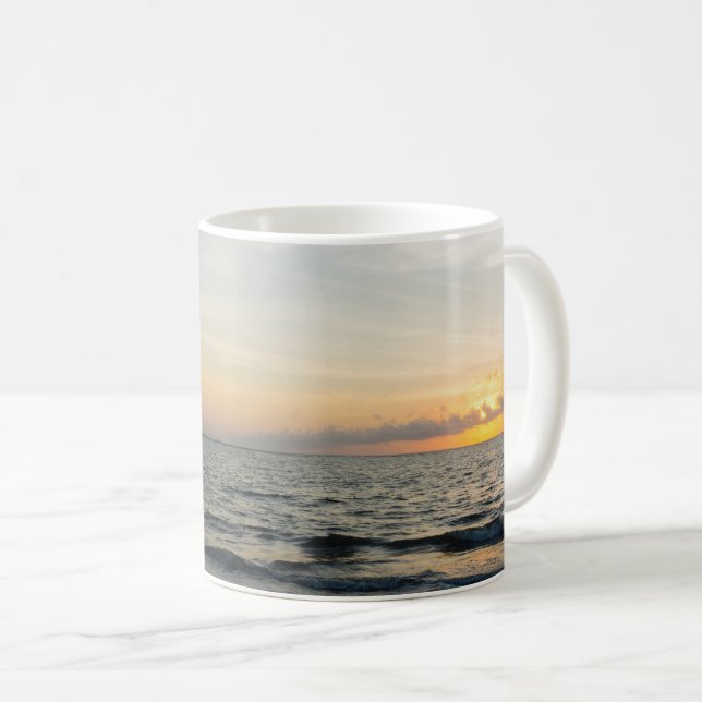 Taza De Café Lighthouse Sunrise Coffee Mug (Anverso derecho)