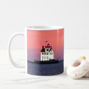 Taza De Café Lighthouse Sunset Mug