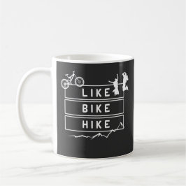Taza De Café Like Bike Hike Berge Wandern
