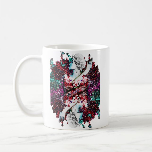 Taza De Café Like Flowering Flowers (Izquierda)