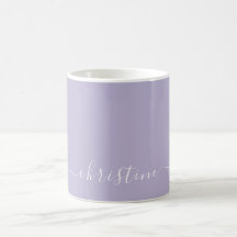 Lila Lavanda C123 y Minimalista Nombre Personaliza