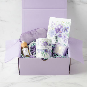 Taza De Café Lilac flor personalizada acuarela