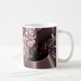 Taza De Café Lilac Y Cinta Curls Coffee Mug