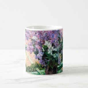 Taza De Café Lilacs en una ventana, Mary Cassatt