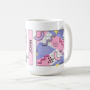 Taza De Café Lílago rosa activo de Memphis 80