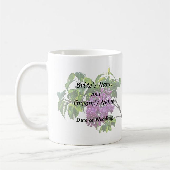 Taza De Café Lilas empezando a florecer (Izquierda)