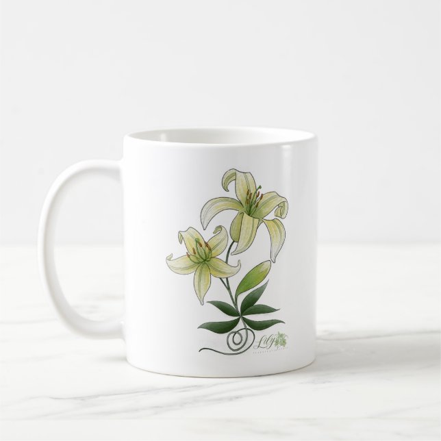 Taza De Café Lilies (Izquierda)