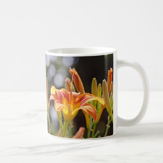 Taza De Café Lilies al sol (Derecha)