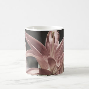 Taza De Café Lilies-Muted Tones by Shirley Taylor