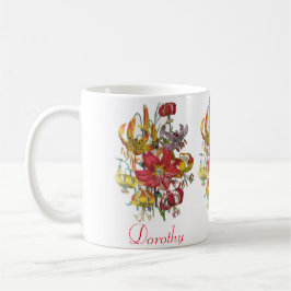 Taza De Café Lilies personalizados