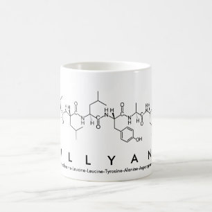 Taza De Café Lillyana peptide nombre mug