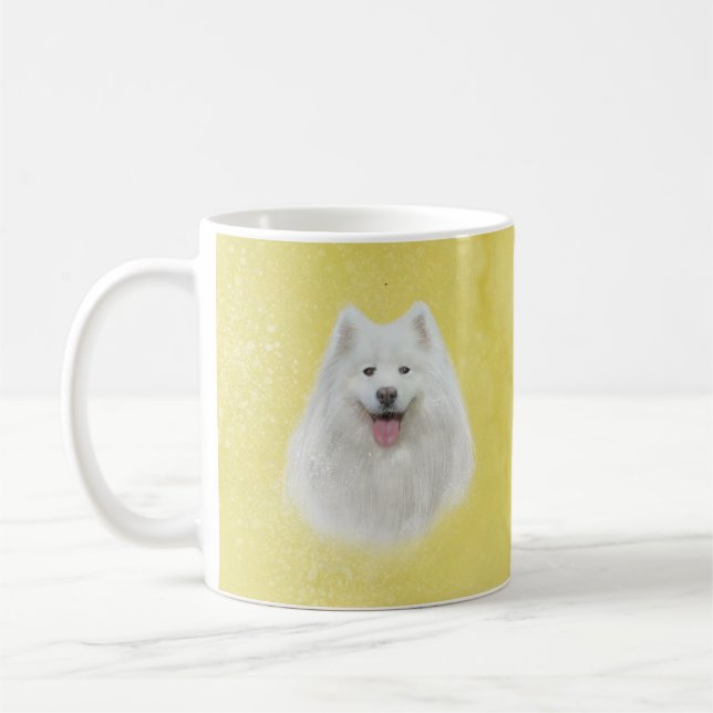 Taza De Café Lily el samoyed (Izquierda)