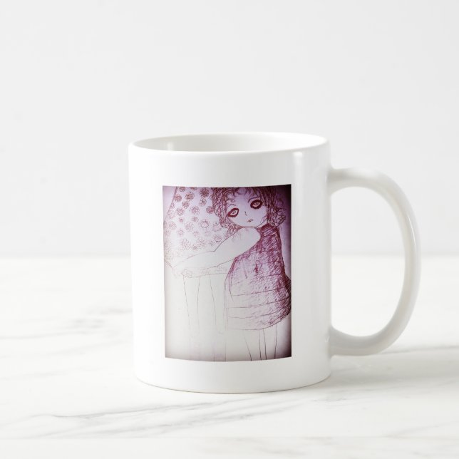 Taza De Café Lily era una niña pequeña (Derecha)