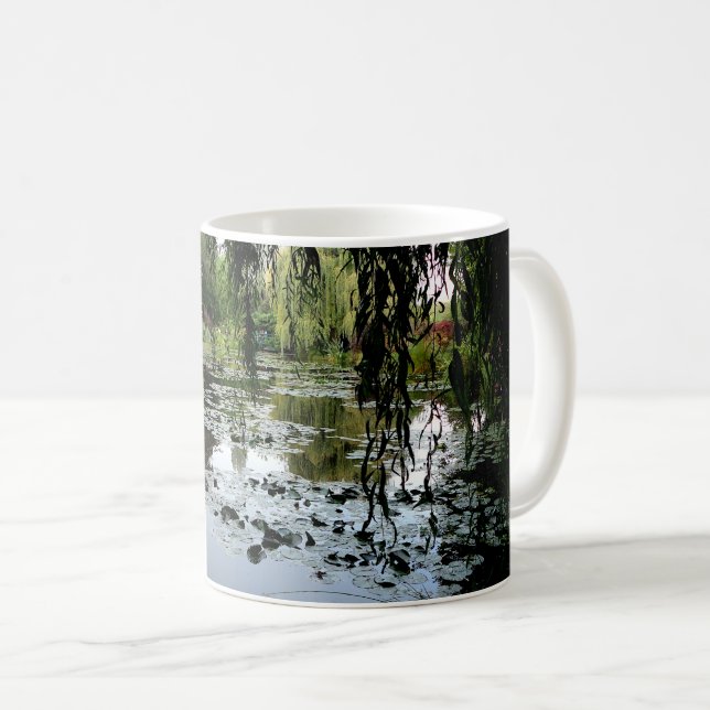 Taza De Café Lily Pond de Monet, Giverny, Francia (Anverso derecho)