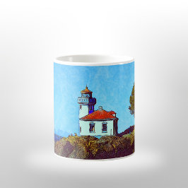 Taza De Café Lime Kiln Faro Viernes Harbour