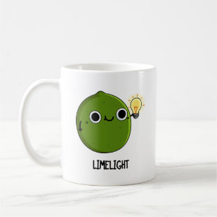 Taza De Café Lime-light Funny Fruit Lime Pun