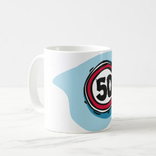 Taza De Café Límite de velocidad 50 Mug