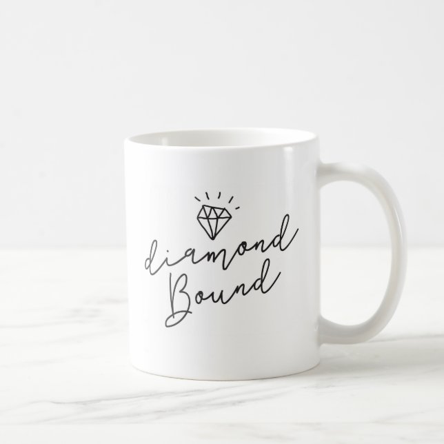 Taza De Café Límite del diamante (Derecha)