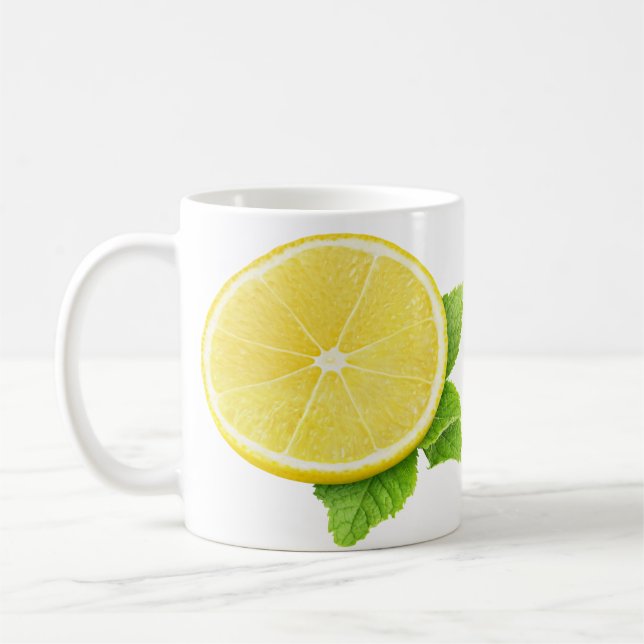 Taza De Café Limón y menta (Izquierda)
