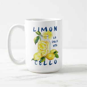 Taza De Café Limoncello La Dolce Vita Amante de Italia