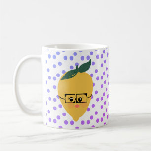 Taza De Café Limoncitos de verano dibujados a mano estilo carto