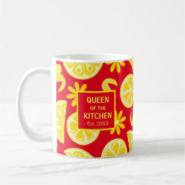Taza De Café limones citrus limonade chef lindo rojo