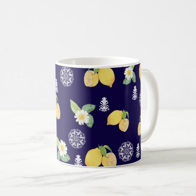 Taza De Café Limones de Verano (Anverso derecho)