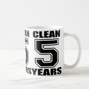 Taza De Café Limpie 5 años de café de regalo Charles Meade de