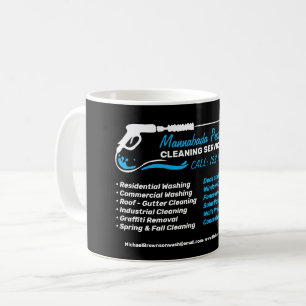 Taza De Café Limpieza de Casas con Hidrolimpiadora a Presión