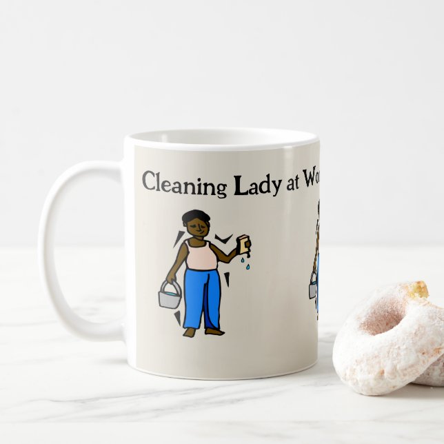 Taza De Café Limpieza de Lady Mug (Con donut)