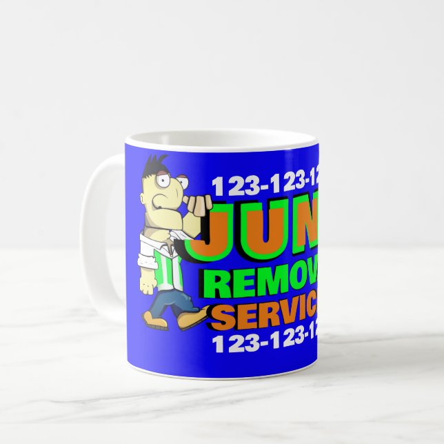 Taza De Café Limpieza de servicios de eliminación de desechos (Anverso izquierdo)