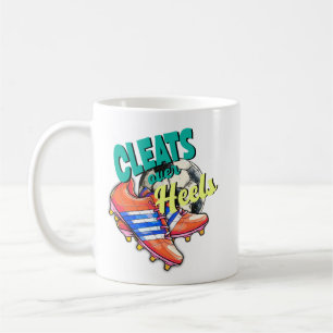 Taza De Café Limpieza sobre talones, fútbol Chicas