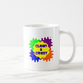 Taza De Café Limpio y loco