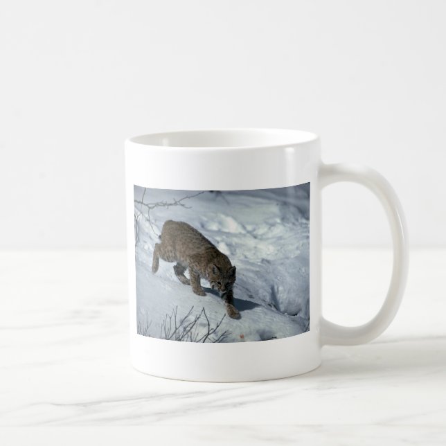 Taza De Café Lince en nieve (Derecha)