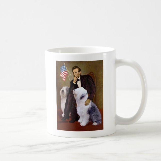 Taza De Café Lincoln - Dos viejos pastores ingleses (Derecha)